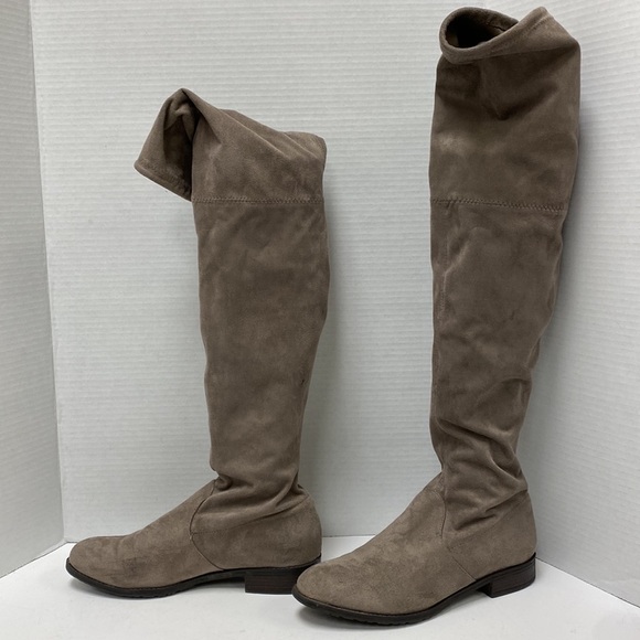 Unisa Over The Knee Women’s Faux Suede Boots - Picture 4 of 9